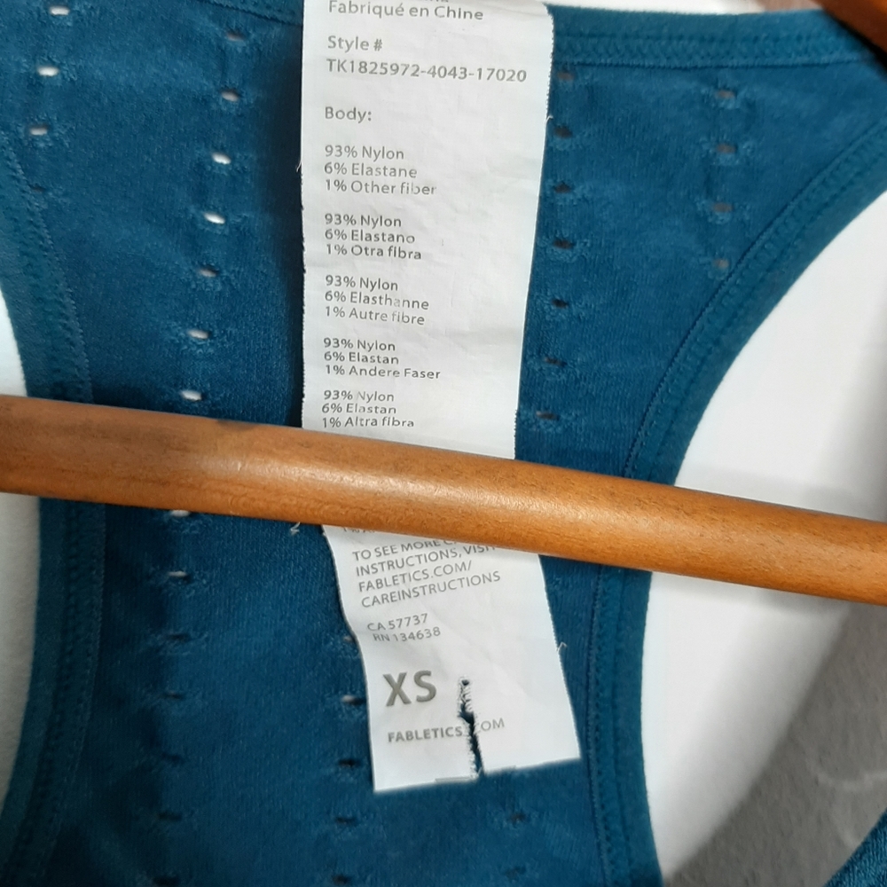 Fabletics Delta Seamless Tank II size XS - Picture 6 of 7